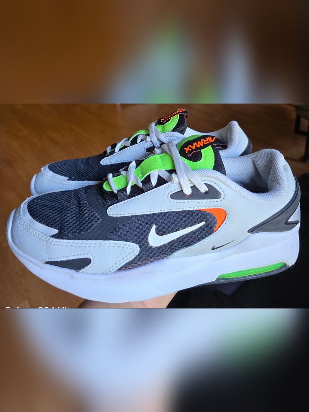 Sz 7Y Big Boys NIKE AIR MAX BOLT 3 'Black Photon Dust'